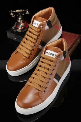 Burberry High-Top Fashion Men Shoes--017